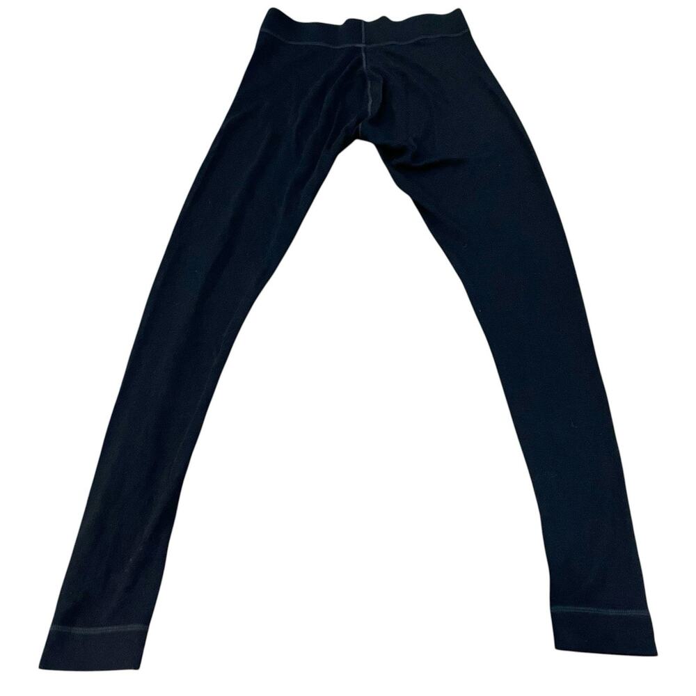 Smartwool Womens Merino Wool Base Layer Pants Medium Black Skinny Full Length - Picture 5 of 10